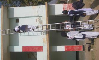 Ladder Drill by Girls Students